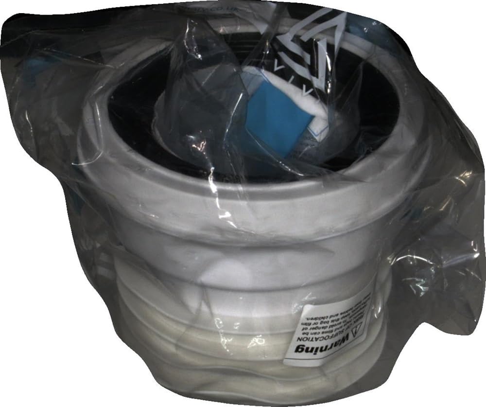 Merriway BH04133 Easy-Fit Standard WC Pan Connector Straight Outlet, 100 mm (4 inch) - White