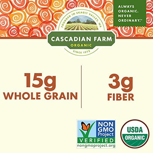 Cascadian Farm Organic Cereal, Cinnamon Crunch, Whole Grain Cereal, 9.2 oz
