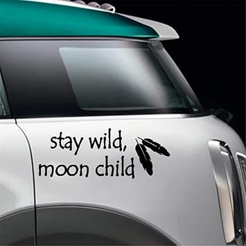 Pegatina De Pared Frases Estancia Salvaje Luna Nino Etiqueta