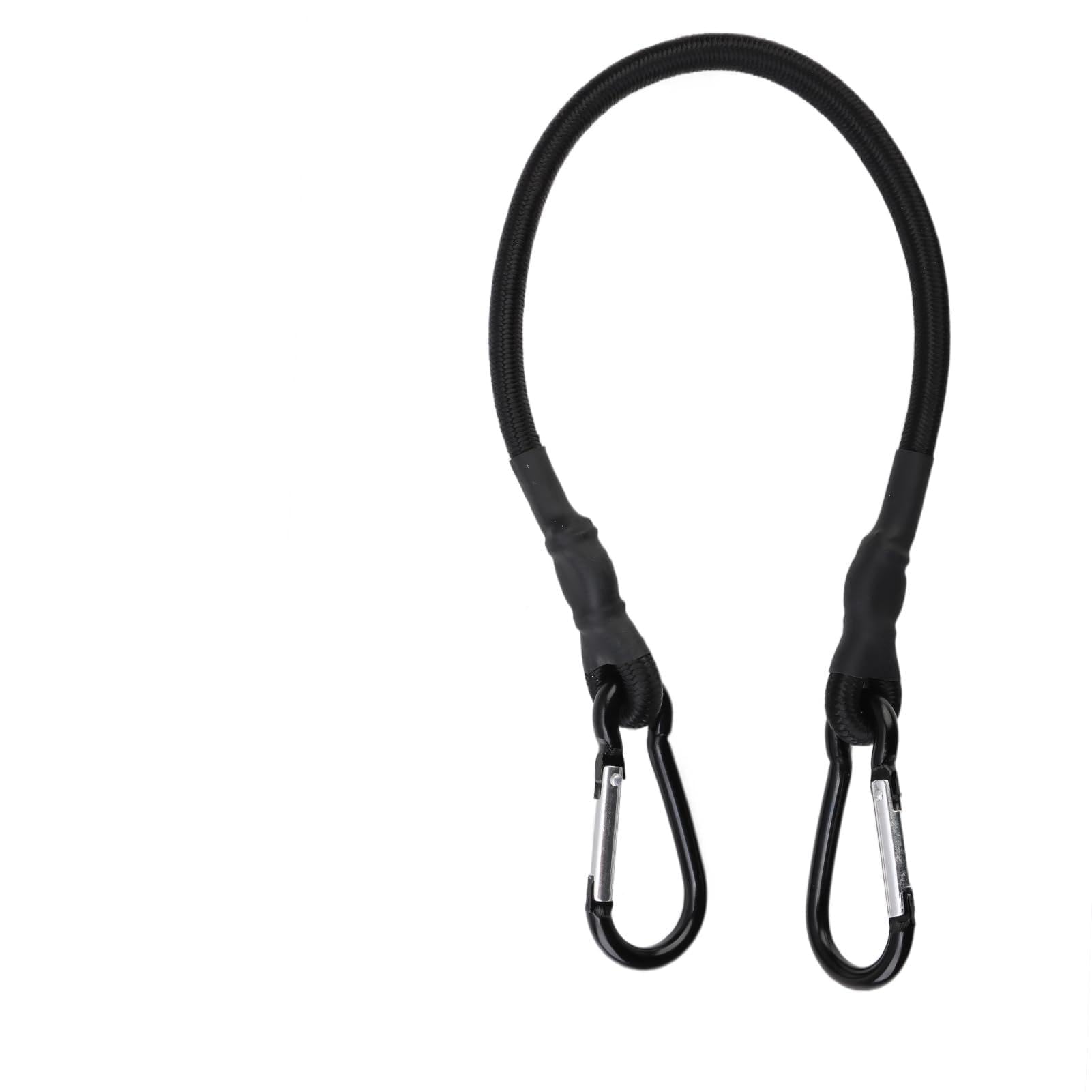 Golf Trolley Bag Strap 600mm Golf Trolley Straps with Clips Elastic Golf Trolley Webbing Straps Fully Adjustable Golf Trolley Accessories for Golf Cart Camping Tarps Bike Motorbike Rack Tent (Black)