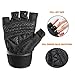 isnowood Weight Lifting Gloves - Padded Anti-Slip Silica Gel Grip, Gym Gloves for Powerlifting, Training, Exercise (Men & Women) with Free Portable Bag (M(Fits 7.5-8 Inches))