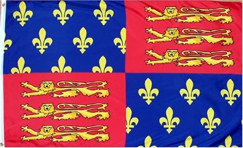 King Edward III Historical Flag - 3 Foot by 5 Foot Polyester (New)