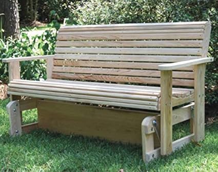 Amazon Com La Swings Inc 4ft Cypress Rollback Outdoor Glider