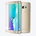 G-WACK Curved Full Coverage Tempered Glass Screen Protector for Samsung Galaxy S6edge (Gold)