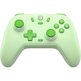 GameSir Nova Lite Wireless Gamepad for PC, Android, iOS, Switch & Steam Deck – Green Controller with Hall Effect Joysticks, Turbo Mode, Dual Vibration, Bluetooth & 2.4G - Green