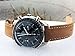 Barton Quick Release Top Grain Leather Watch Band Strap - Choose Color - 16mm, 18mm, 20mm, 22mm or 24mm - Gingerbread/Linen 22mm