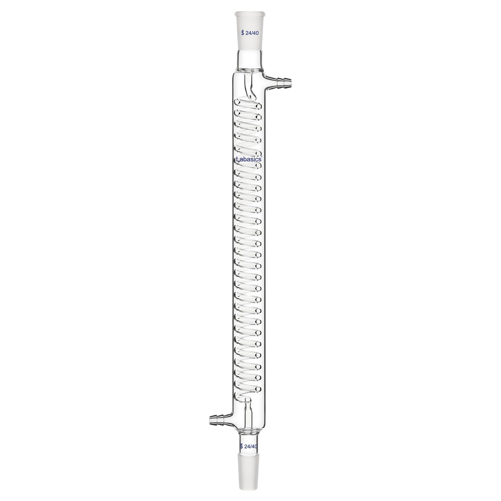 Labasics Borosilicate Glass Graham Condenser with 24/40 Joint 400mm Jacket Length Lab Glass Condenser