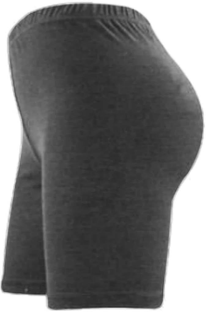 Womens Lycra Cotton Cycling Shorts Gym Shorts Above Knee Length Yoga Pants Running Leggings S-XXL