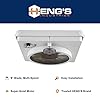 Heng's Industries RV Escape Hatch Lid 16x23 - Replacement Camper Roof Vent Cover