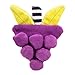 Hamacher Sassy Terry Teether, Freezies Grapes