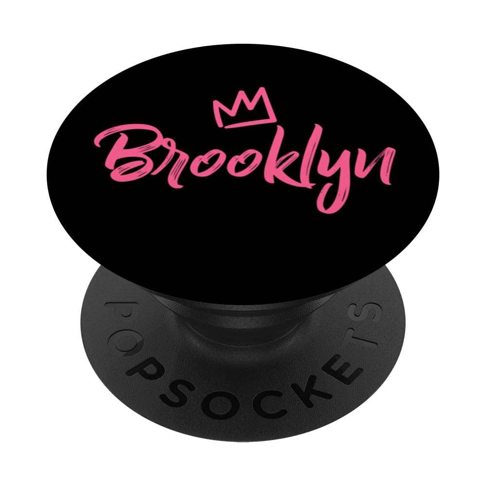 Brooklyn the Queen / Pink Crown for Women Called Brooklyn PopSockets Adhesive PopGrip