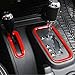 Bentolin 20Pcs Red Full Set Interior Decoration Trim Kit Compatible for Wrangler 2011-2017 4 Door Air Outlet & Door Inner Handle & Handbrake Trim & Cup Holder & Gear Shift Knobs Cover Trim