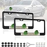 2pcs License Plate Frames for MB- 2 Holes Premium