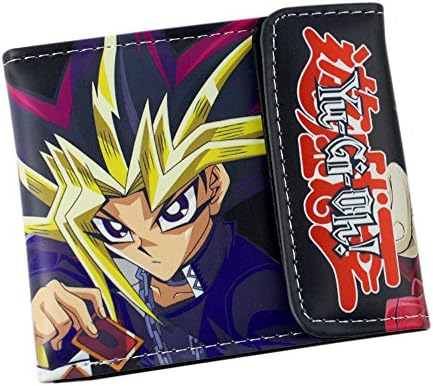 Yu-gi-oh Muto Yugi Animation Color Pu Leather Wallet Purse Money Clips