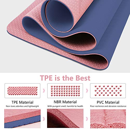 shownicer-Yoga-Mats-Pilates-Gym-Exercise-Mat-6mm-Thick-TPE-Non-Slip-Workout-Fitness-Mat-Equipment-Pro-Manduka-Mats-for-Women-Men-Home-Floor-Training-Mat-with-Carrying-Bag-Strap-183cm61cm6mm