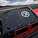 Black Durable Sunshade Mesh Top Cover Provides UV Sun Shade Protection for 2007-2018 Jeep Wrangler JK JKU 4 Door Skull