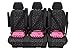 Bubblebum Booster Car Seat, Inflatable Booster Seat for Kids, Travel Carseat, Backless Portable Child Safety Seats for Car, Inflatable Seats for Cars 40-100 lbs, for 4 Year Old + Toddler, Kid - Pink