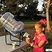 5 Gallon Water Jug Dispenser + Zipper Bag + 2 Spouts BPA FREE 55 mm + Felt Pads ~ Portable Stainless Steel Bottle Cooler Drink Holder Stand Rack Countertop for NON-Threaded CROWN TOP Neck