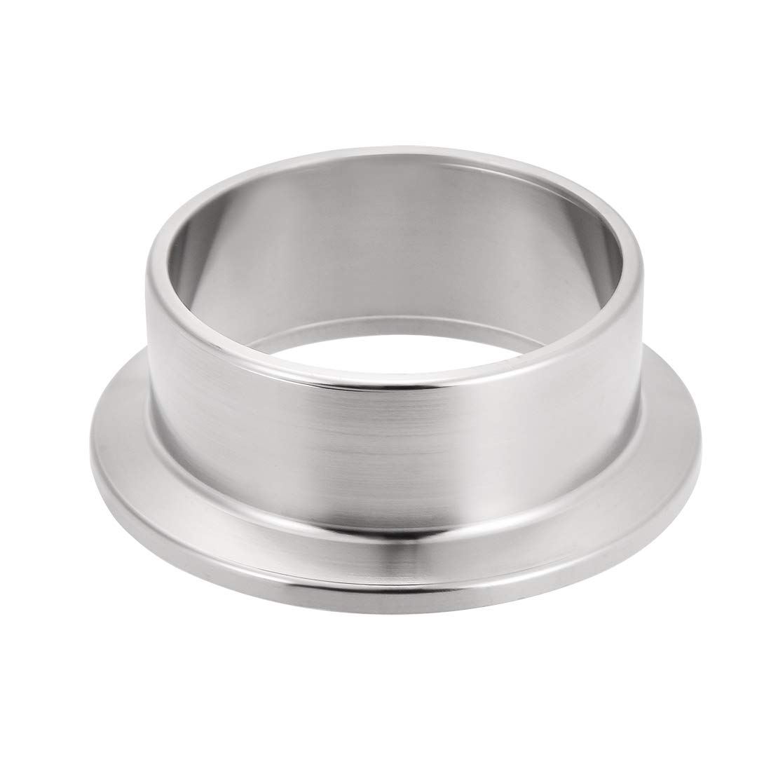 sourcing map 304 Stainless Steel Fitting Long Weld Clamp Ferrule Fits Clamp 44x20mm