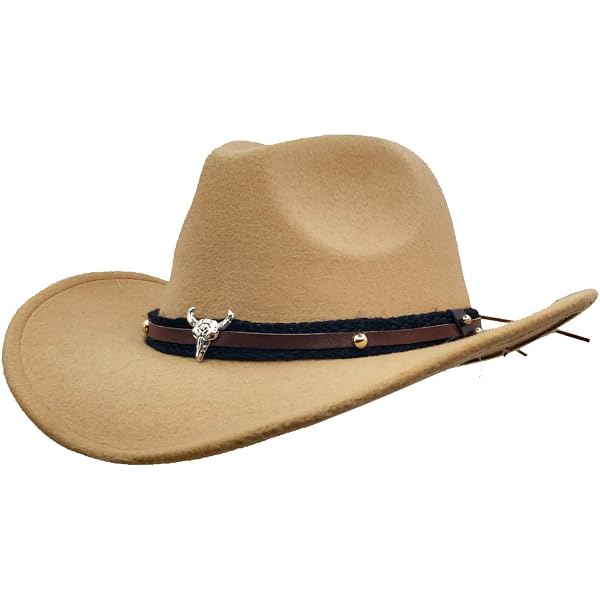 Chapeau Cowboy Country – Beige Et Noir – Paille – Taille Unique Unisexe – Neuf Avec Étiquette – Fabriqué Au Mexique