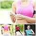 Iphone 6 and 6S Armband - Best for Running, Sports and Workout - LED Lights, Sweatproof, Touch Sensitive, Key Holder - Black