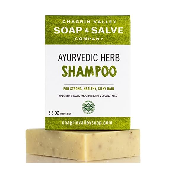 Chagrin Valley Soap & Salve Organic Natural Shampoo Bar Ayurvedic