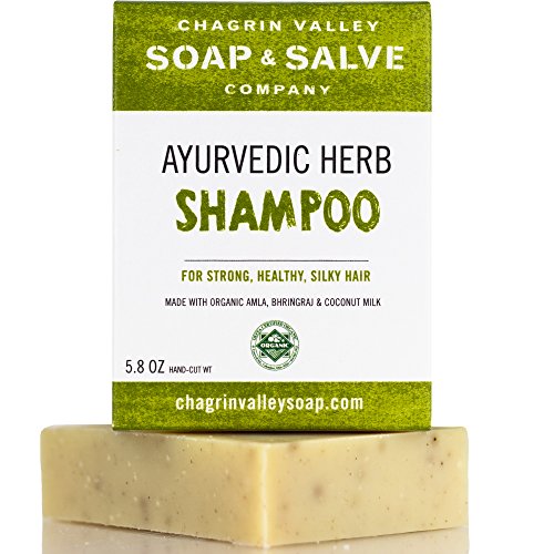 Chagrin-Valley-Soap-Salve-Organic-Natural-Shampoo-Bar-Ayurvedic-Herb-2X-Pack