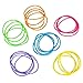 Adorox 288 Bracelets Neon Jelly Bracelets Rainbow Colors Party Favors Birthday Gifts Prizes Assorted (288 Bracelets)