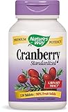 Nature's Way Standardized Cranberry; 90% Fruit Solids per serving; Gluten Free; Vegetarian; 120 Vegetarian Capsules