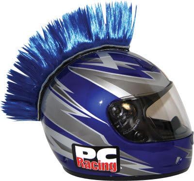 Pcracing pchmblue helmet mohawk (blue) (PCHMBLUE)