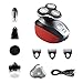 Electric Hair Shaver, Eurobuy Unisex 5 In 1 Multifunctional Body Hair Trimmer, USB Rechargeable,Women Armpit, Legs, Arms Hair Remover, Men's Pro Self-Shaved Head Shaver Kit