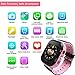 Kids GPS Tracker Watch for Boys Girls - Smart Wrist Watch with GPS Location SOS Digital Watch Camera Flashlight Games for Children Compatible with iPhone/Android Kids Smartwatch