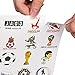World Temporary Tattoos - Soccer Game Fan Party Supplies Favors Decorations