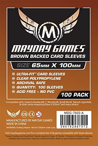 Brown Back, 7 Wonders Sleeve (65x100mm)-100 Standard