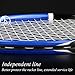 Fostoy Outdoor Volleyball Net Set Portable with Anti-Sag System, Steady Metal Frame, PU Volleyball with Pump, Boundary Line, and Carrying Bag, for Backyard,32FT