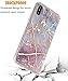 SPEVERT for iPhone Xs Max Case Luxury Marble Stylish Slim Cover for Girl Women Cute Elegant Sparkly Glitter Shockproof Durable Protective Case for iPhone Xs Max 6.5 inches - Coloful
