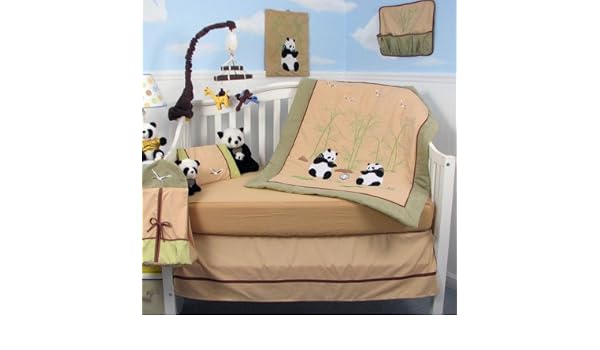 panda cot bedding