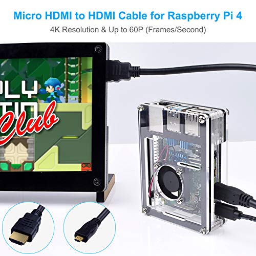 thumbnail image 2 of Miuzei Raspberry Pi 4 Case With Fan Cooling, Power Barbados | Ubuy 2 of 12