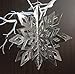 Winter Wonderland Snowflakes Party Decorations 3D Card Hanging Paper Centerpieces for/Birthday/Christmastree/New Year/Baby Shower/Wedding Party/Shopwindow Supplies (Mirror Silver)
