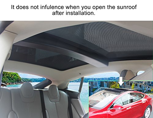 Topfit Sunroof Sunshade Compatible Model S 2012-2015 Version (2 of Set)