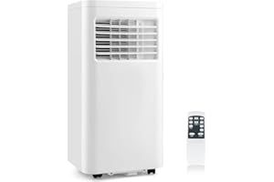 DORTALA Portable Air Conditioner 10000 BTU, 3-in-1 Personal AC Cooling Unit with Dehumidifier, 24H Timer, Remote Control, Win