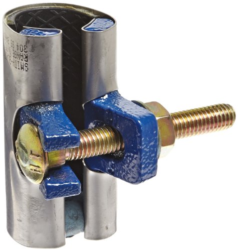 Smith-Blair Stainless Steel Repair Clamp, Redi-Clamp, Carbon Steel Bolt, 1 Bolt, 3" Length, 3/4" Pipe Size