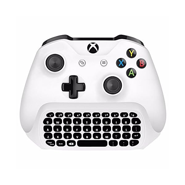 BestFire Xbox One / One S Mini Keyboard 47 Keys Wireless 2.4G Practical Mini Handheld Keyboard Gaming Message Gamepad…