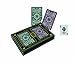 KEM Arrow Green and Brown Bridge Size Standard Index Playing Cards