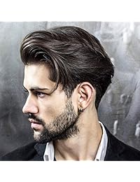 LXBSIYI - Pendientes de aro de acero inoxidable con bisagras para hombre y mujer, hipoalergénicos