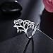 Mrsrui Family Tree of Life Wedding Band Engagement Ring 925 Sterling Silver Plated Gift for Women Mom Girl