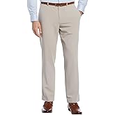 Perry Ellis Mens Modern fit Dress Pants 40/30 Beige Solid Stretch