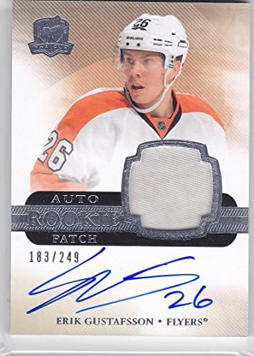 2011-12 THE CUP HOCKEY ERIK GUSTAFSSON AUTO AUTOGRAPH PATCH ROOKIE /249