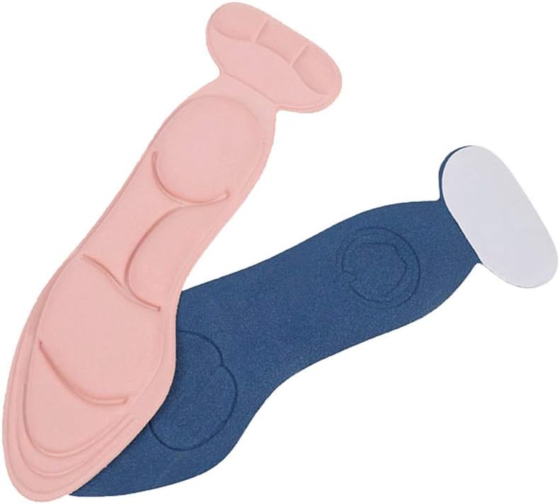 PLmed 2 In 1 Soft Massage Anti-pain High Heel Pad Sweat-absorbent Anti-slip Insole (Pink)