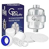 Shower Head Chlorine Filter & Hard Water Softener With Replacement Cartridge Prevents Hair & Skin Dryness Universal Showerhead System (1 Pack)